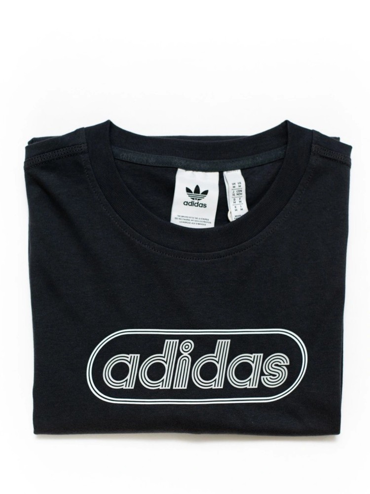 Originals 80s Linelogo graphic t-shirt Black