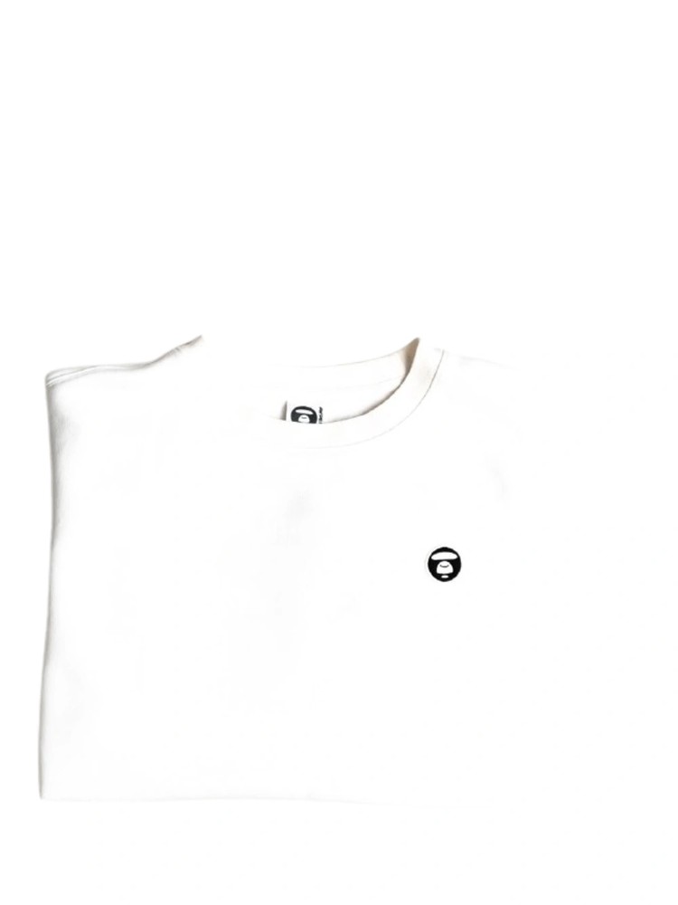 AAPE by *A Bathing Ape Sweatshirt mit logo White