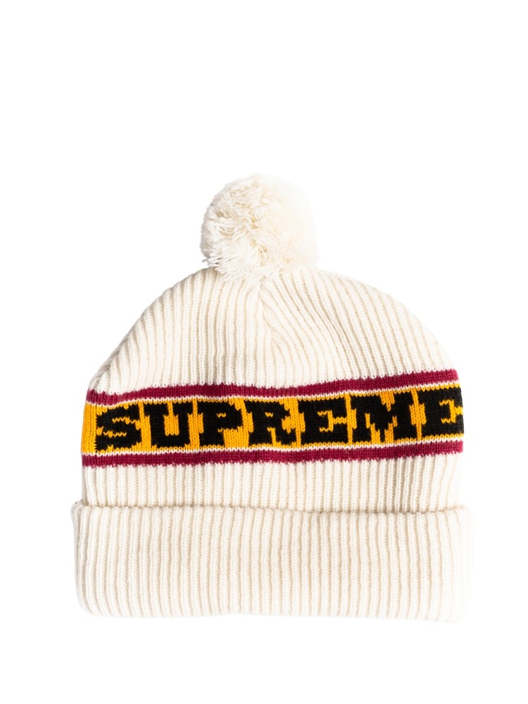 Big Stripe Beanie ‘Natural
