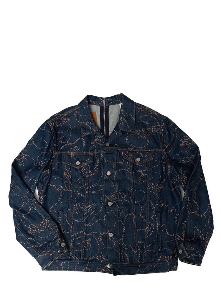 X Levi’s Camo Trucker Jacket ultra rare