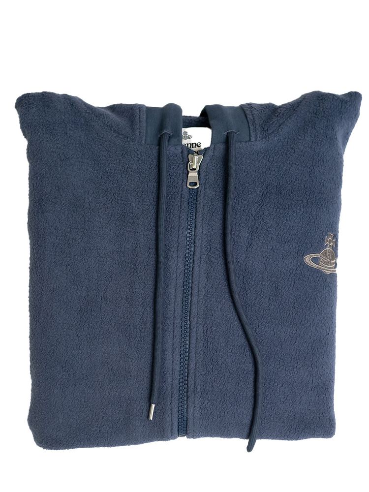 Vivienne Westwood Blue Embroidered Hoodie