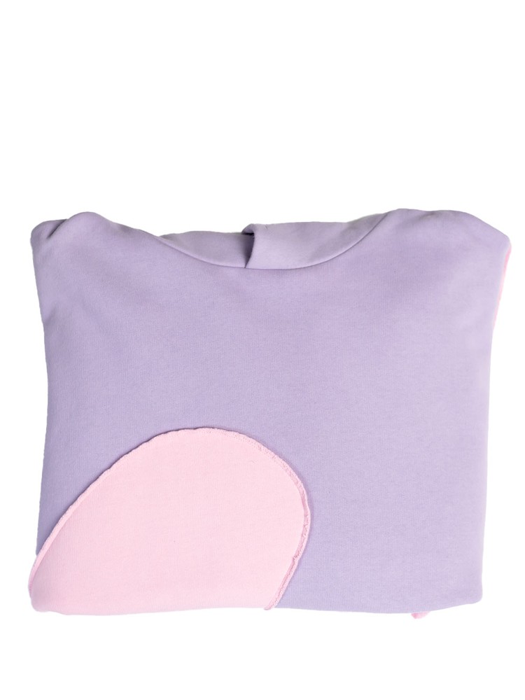 Wave Swirl Hoodie Purple