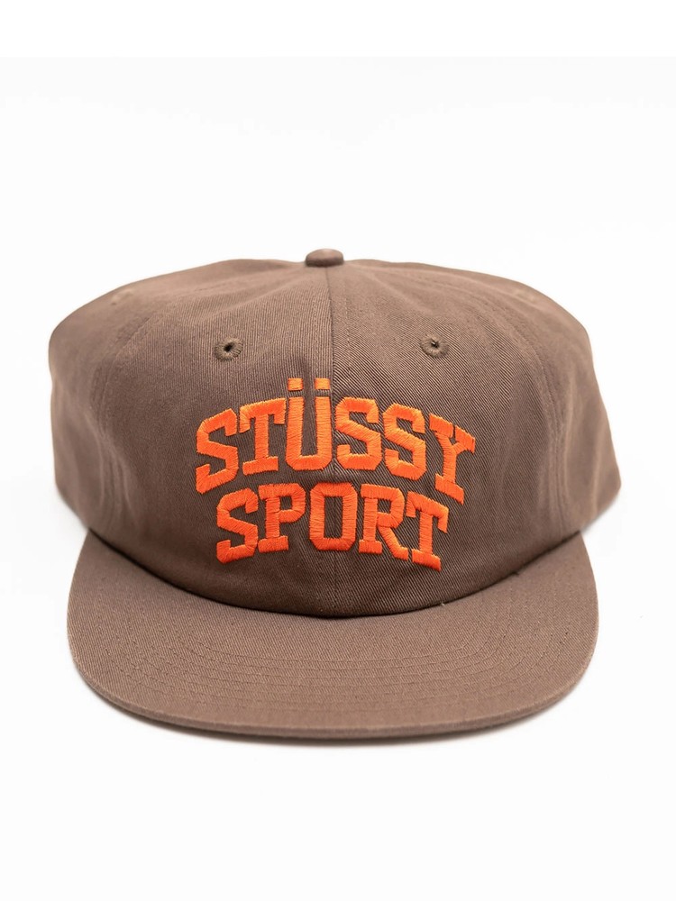 Mid-Depth Sport Snapback Brown