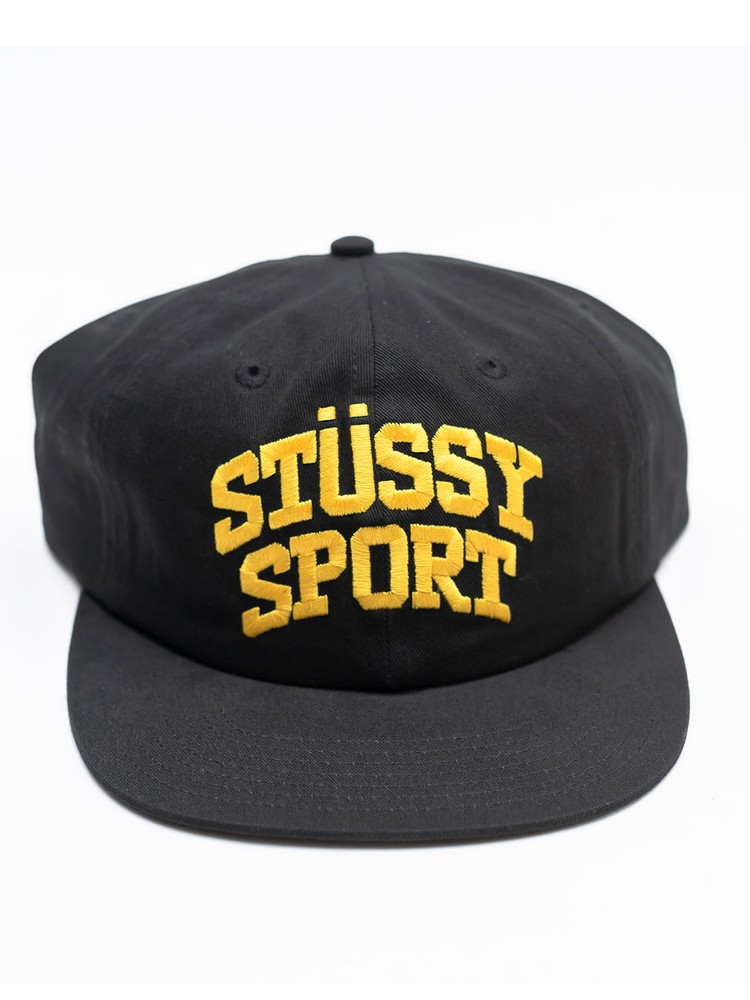 Mid-Depth Sport Snapback Black