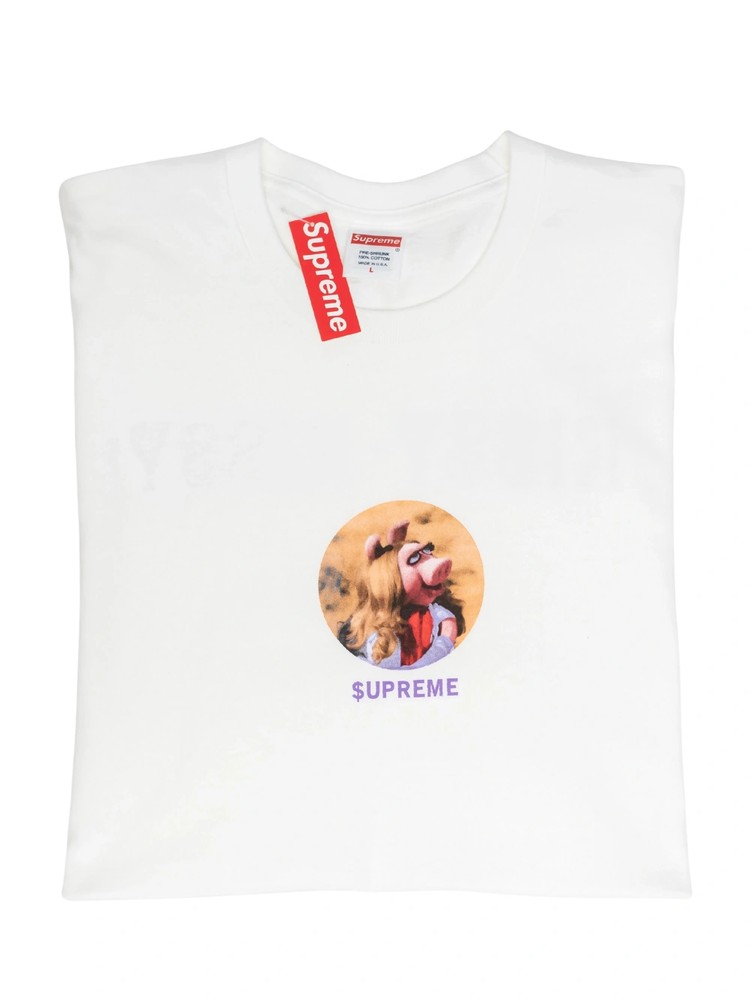 Miss Piggy Tee White