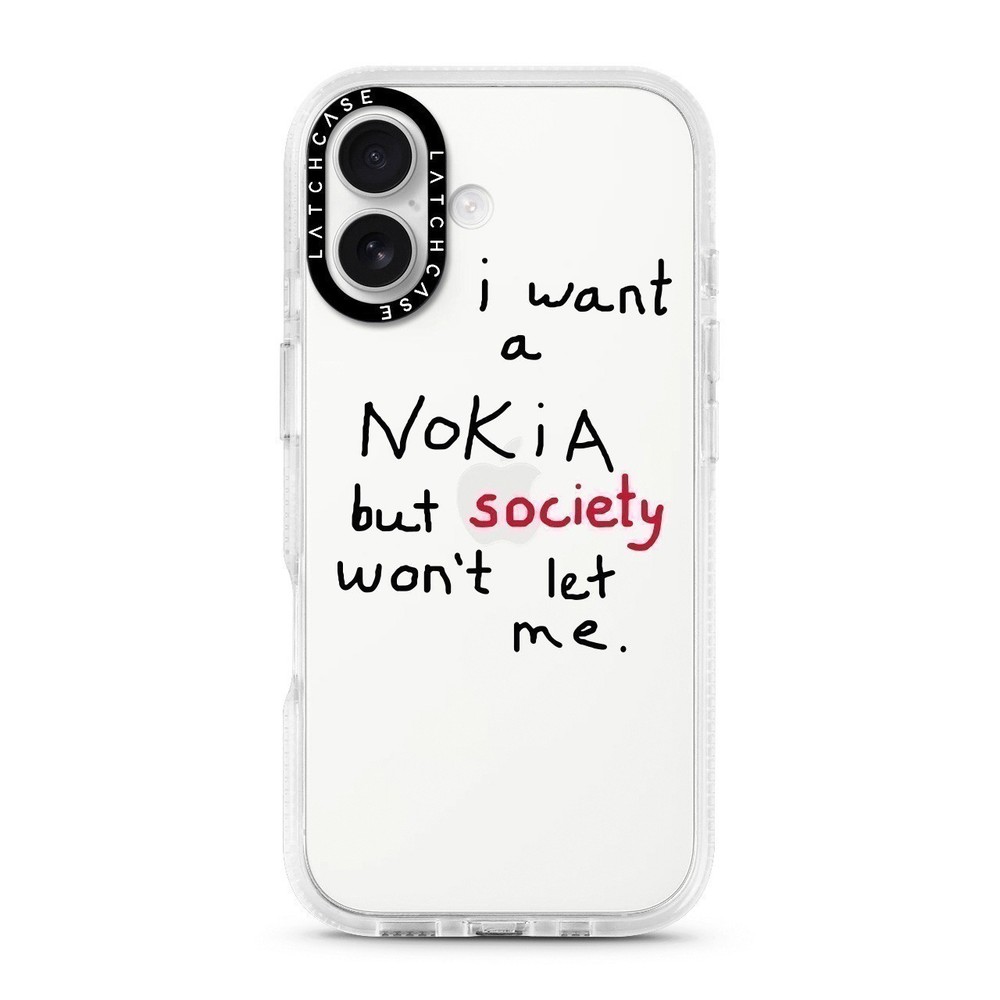I Want a Nokia But Society Won't Let Me. (Black)
