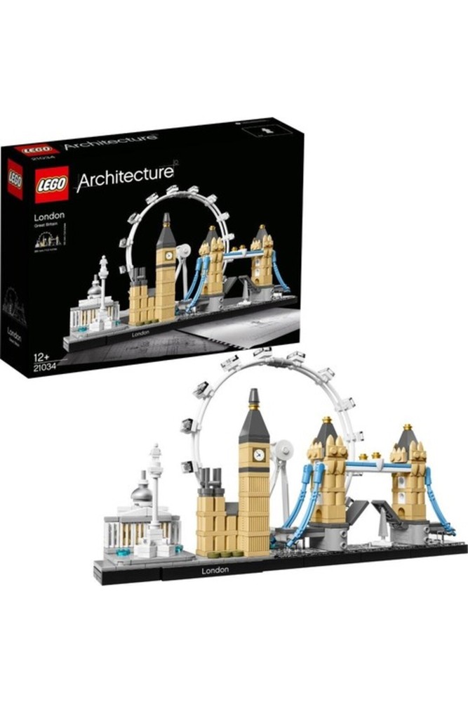 ® Architecture London 21034 – مجموعه ساختمان برای بزرگسالان علاقه‌مند به سفر، معماری و تاریخ (۴۶۸ صفحه) مردانه لگو | LEGO RS-L-21034