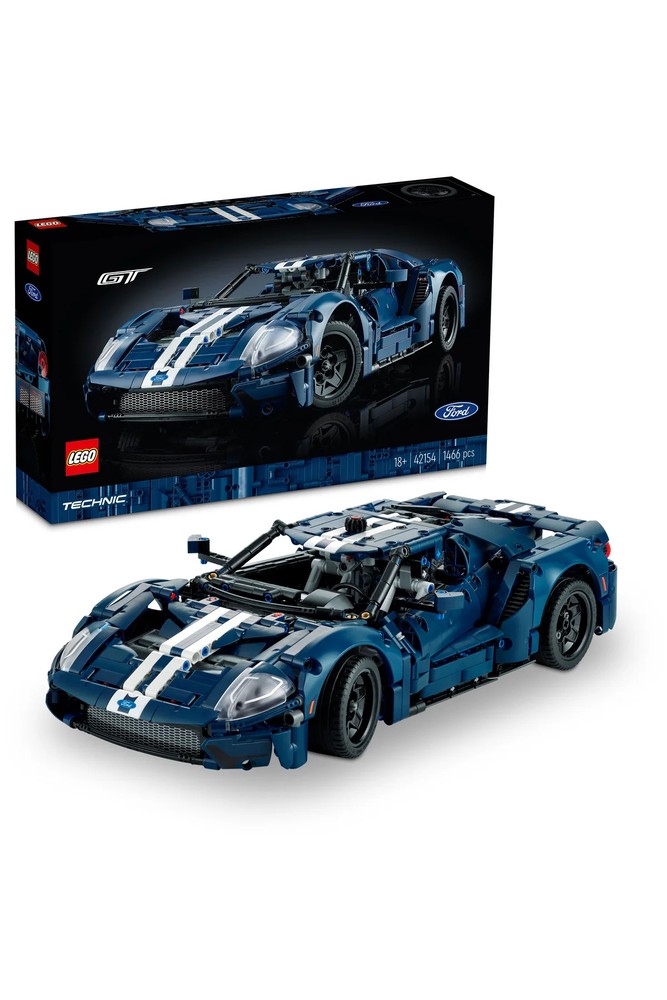 ® Technic 2022 Ford GT 42154 – کیت ساخت مدل خلاقانه برای بزرگسالان (1466P) زنانه لگو