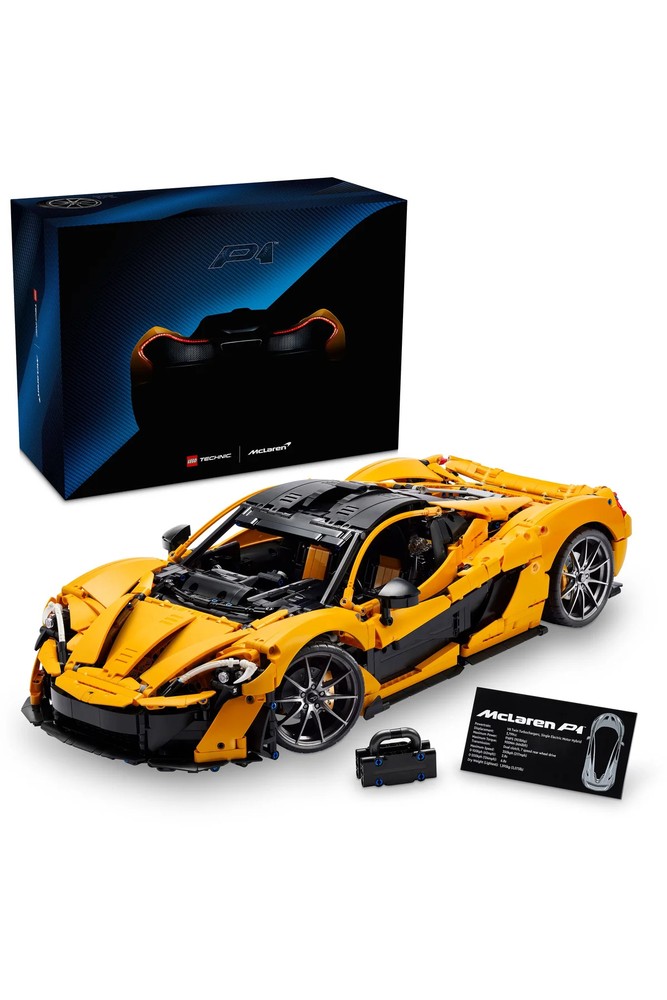 ® Technic McLaren P1™ 42172 – کیت ساخت مدل ماشین نمایشی بزرگسالان (3893P) زنانه لگو
