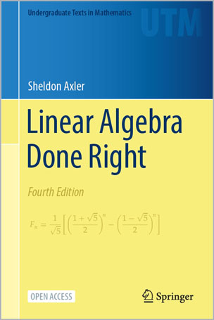 Linear Algebra Done Right