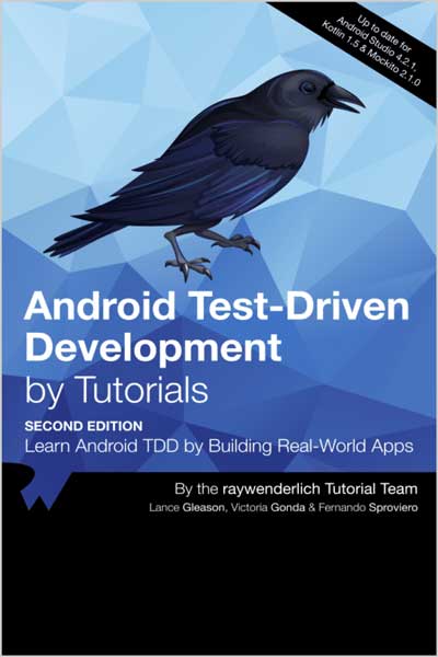 Android Test-Driven Development by Tutorials