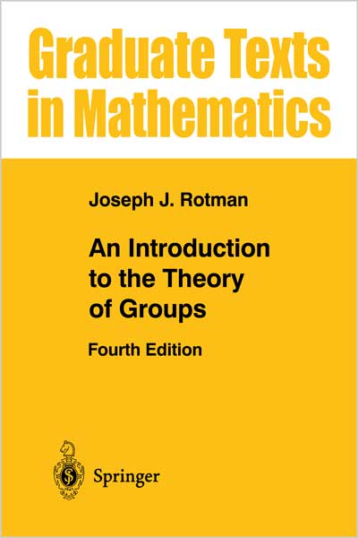 An Introduction to the Theory of Groups