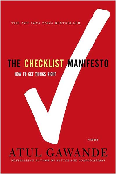 The Checklist Manifesto