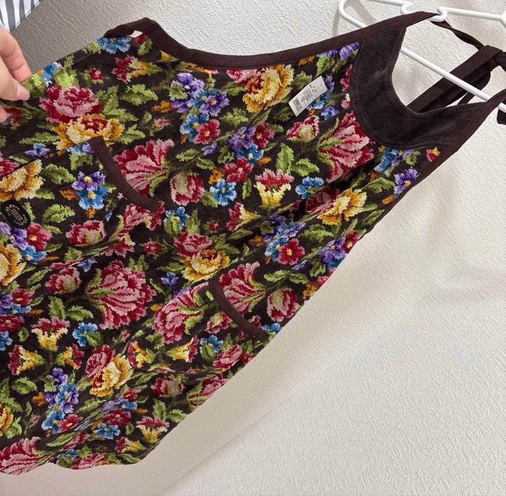フェイラー♡花柄 前垂れ 新品未当てはめる♡引き舟付き添い人