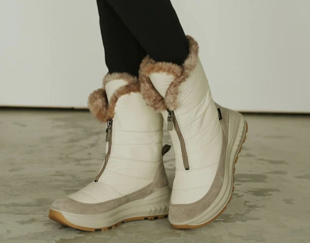 ara スノーブーツ 美品 GORE-TEX 毛革 レインブーツ 雪 UK4