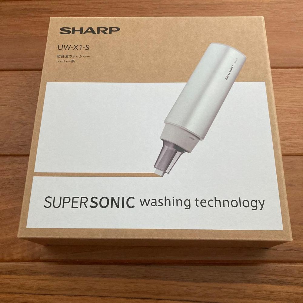 SHARP - UW-X1-S 超音波洗濯機 しろがね色