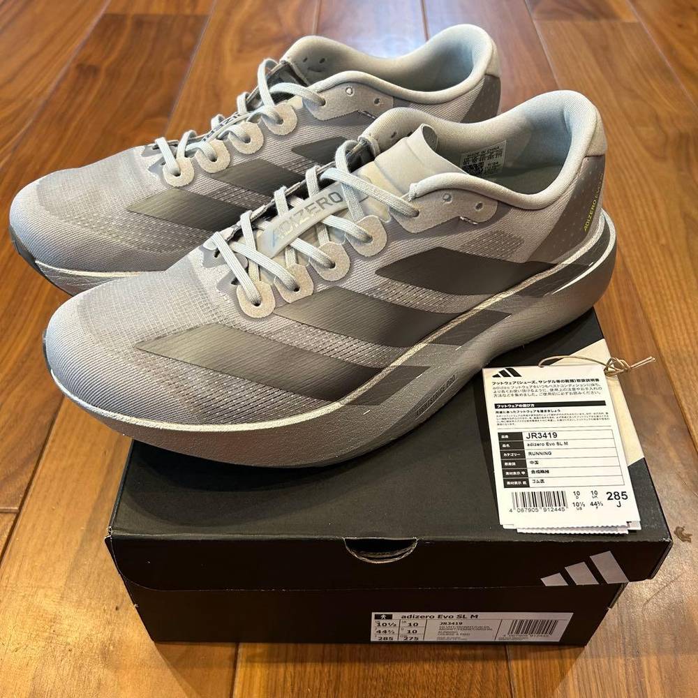 adidas - 【美品】adizero Evo SL しろがね色 28.5糎