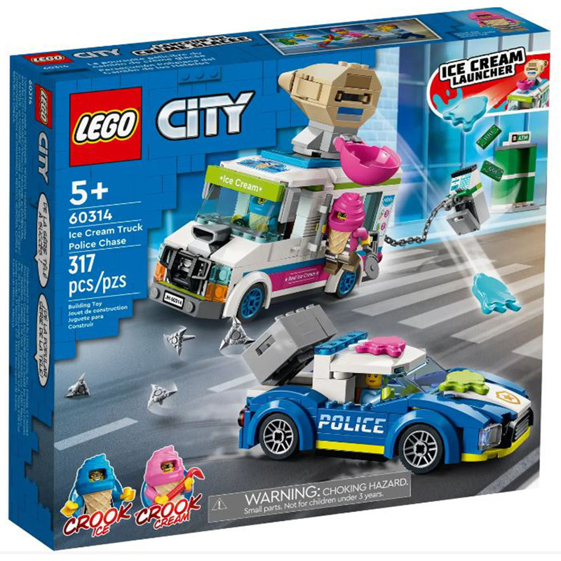 لگو سری سیتی مدل Ice Cream Truck Police Chase کد 60314