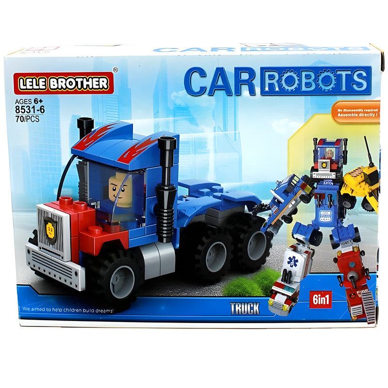 ساختنی مدل کامیون LELE BROTHER کد 6-8531