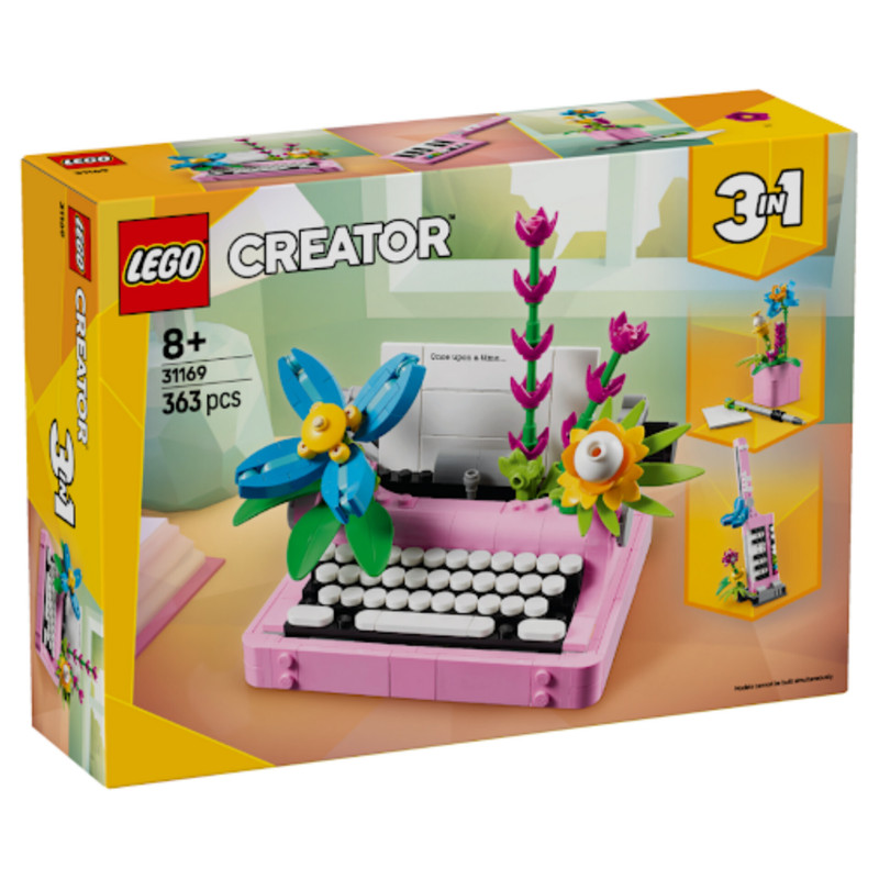 لگو سری کریتور مدل Typewriter with Flowers کد 31169