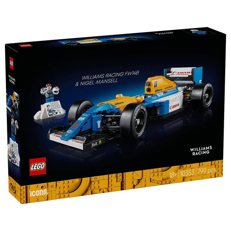 لگو سری آیکون مدل Williams Racing FW14B &amp; Nigel Mansell کد 10353