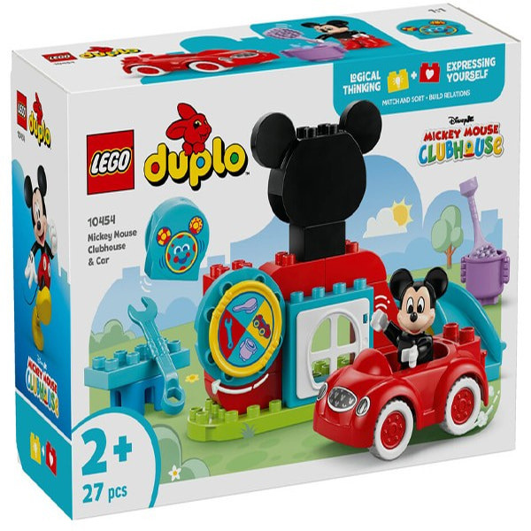 لگو سری دوپلو مدل  Mickey Mouse Clubhouse &amp; Car کد 10454