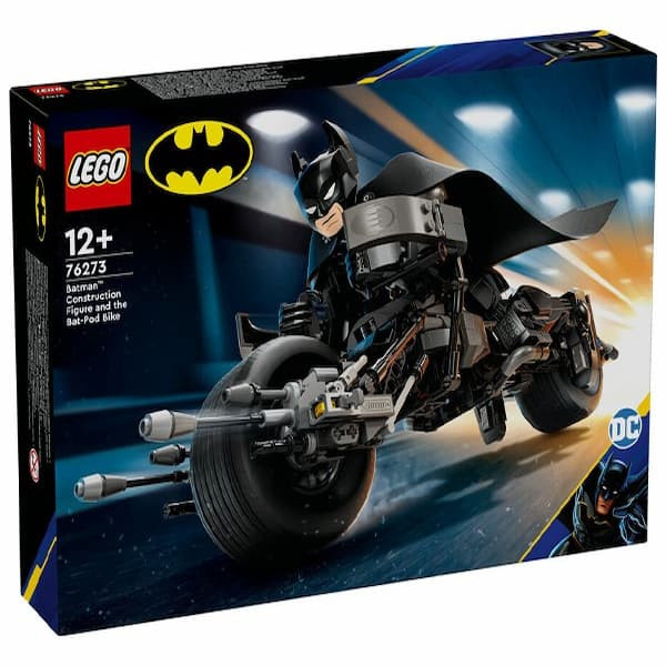 لگو 713 تکه سری بتمن مدل Construction Figure and the Bat-Pod Bike کد 76273