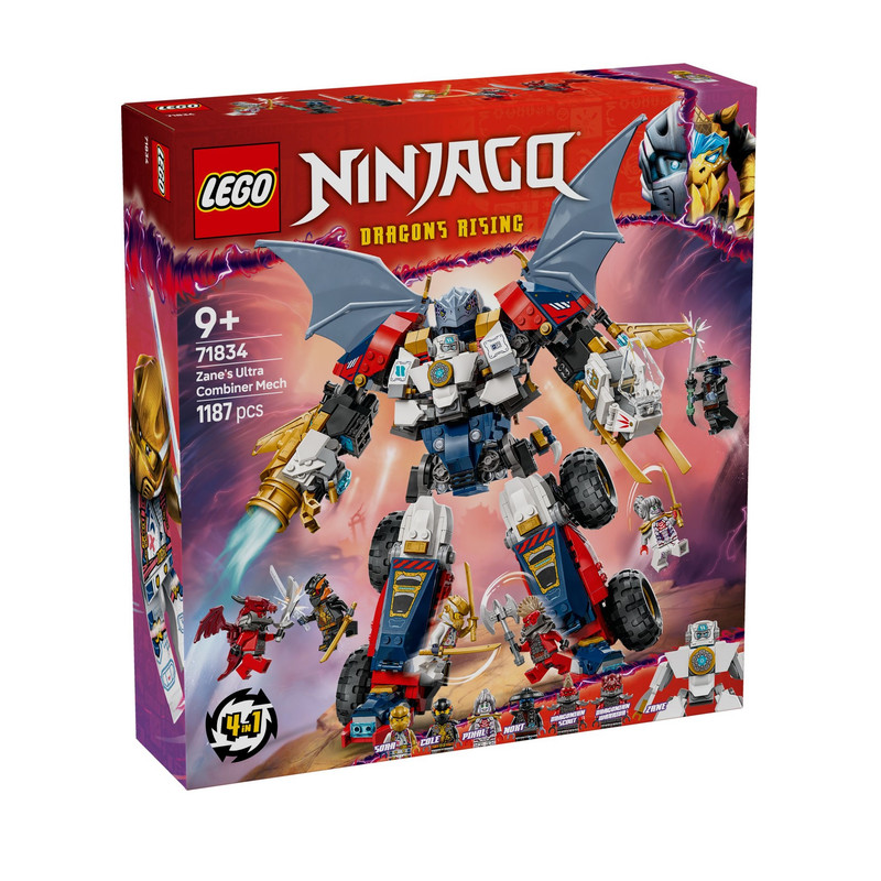 لگو 1187 تکه سری Ninjago مدل Arc Dragon of Focus کد 71834