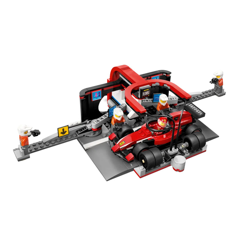 لگو سری City مدل F1® Pit Stop & Pit Crew with Ferrari Car کد 60443