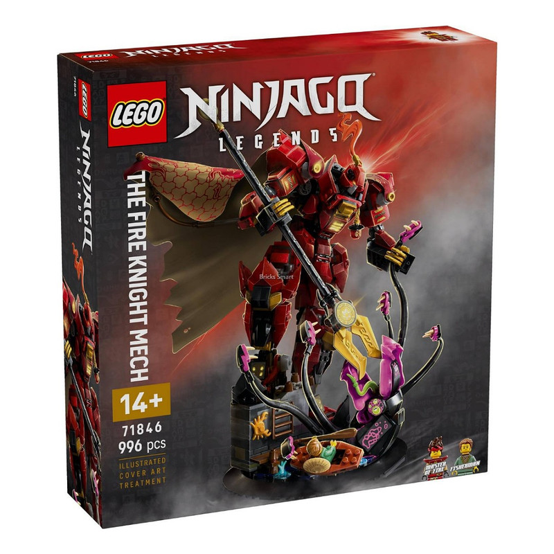 لگو 996 تکه مدل نینجاگو مدل The Fire Knight Mech کد 71846
