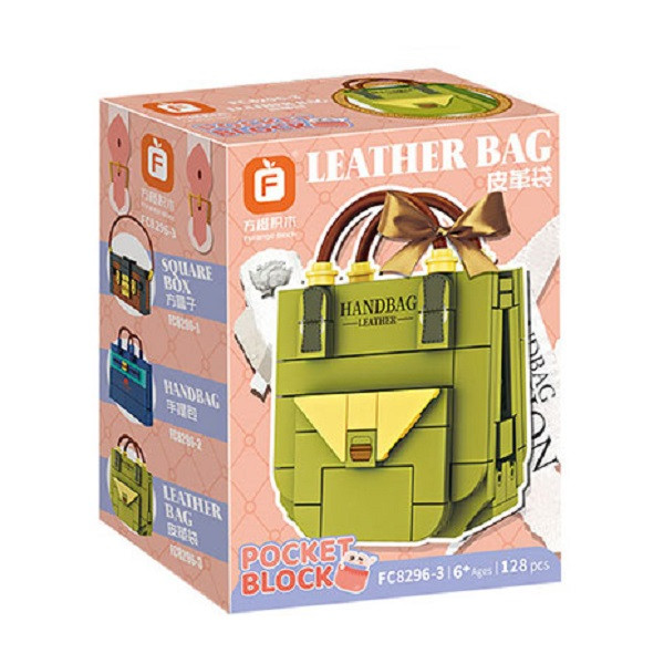 ساختنی 128 قطعه اف مدل Leather Bag  کد 82963