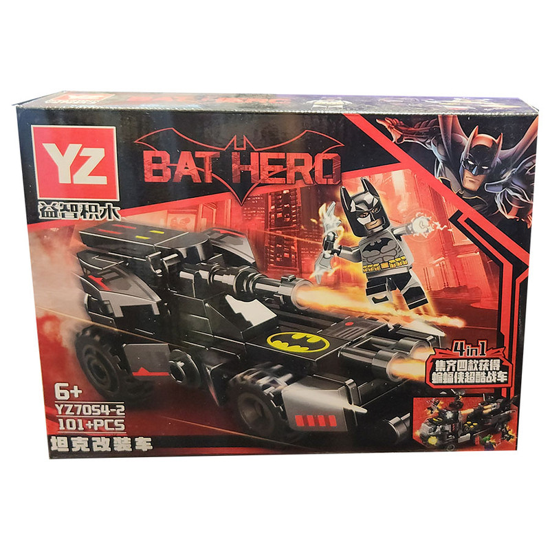 ساختنی 101تکه وای زد مدل  Bat Hero کد 70542