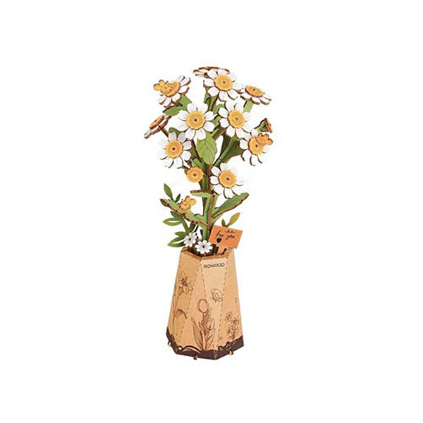ساختنی 101 تکه مدل گل بابونه Chamomile