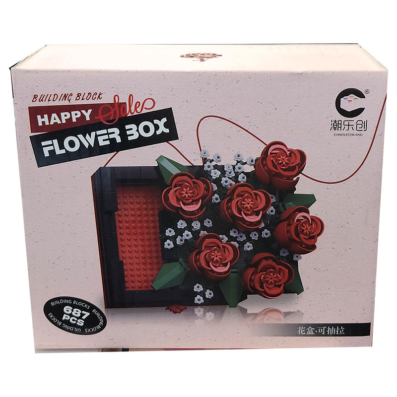 ساختنی 687 تکه سی مدل Happy Flower Box
