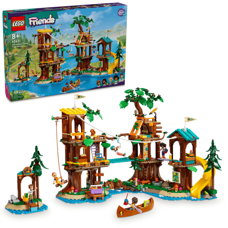 لگو 1128 تکه سری فرندز مدل Adventure Camp Tree House کد 42631