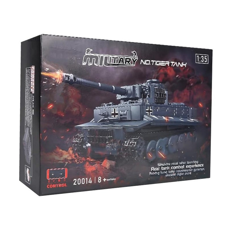 ساختنی 850 تکه مولد کینگ مدل 20014 تانک Tiger