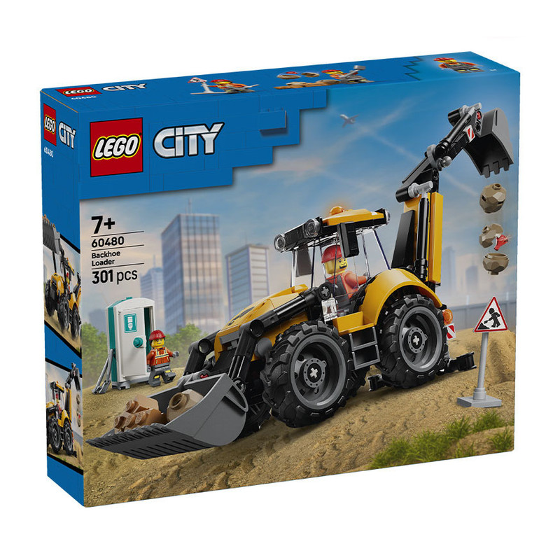 لگو 301 تکه سری سیتی مدل Backhoe Loader کد 60480