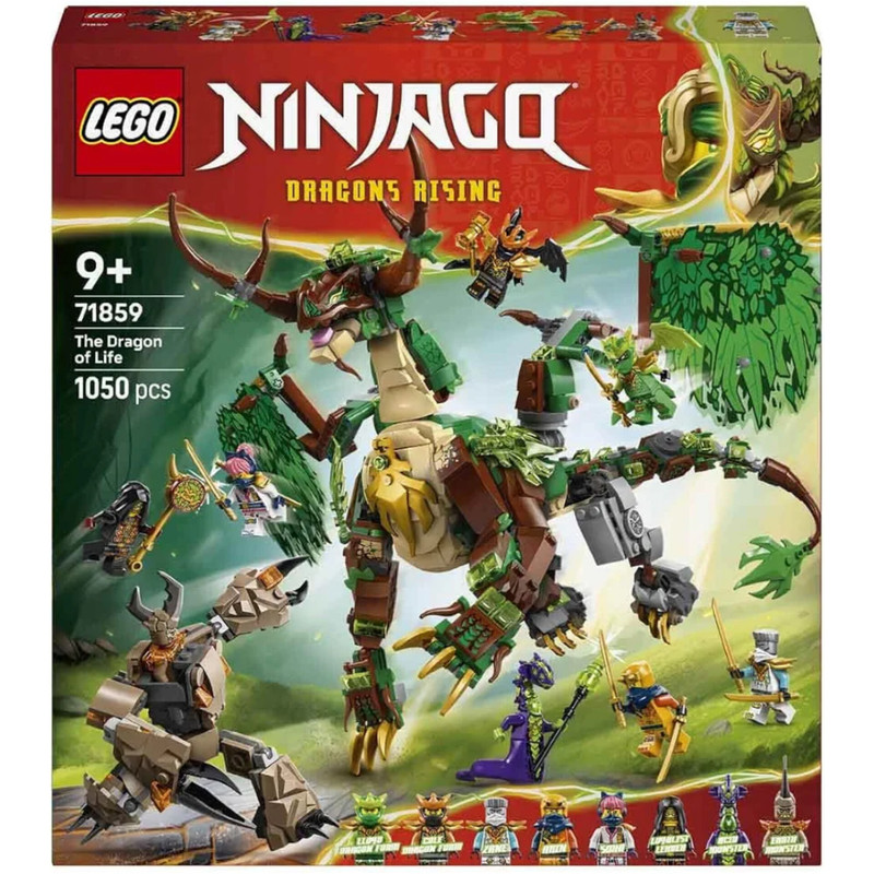 لگو ۱۰۵۰ تکه سری نینجاگو مدل The Dragon of Life کد 71859