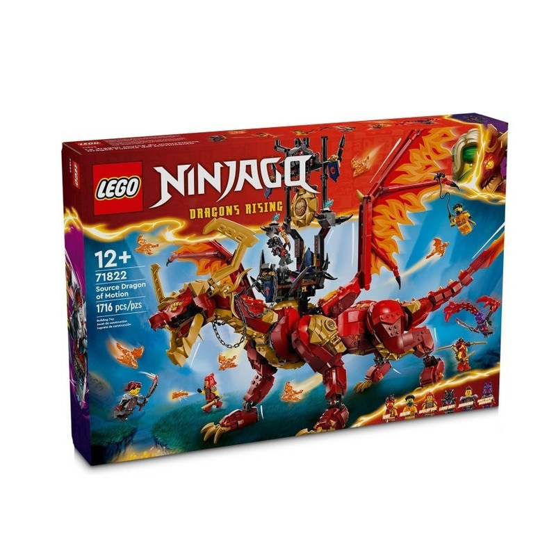 لگو 1716 تکه سری Ninjago مدل Source Dragon of Motion کد 71822