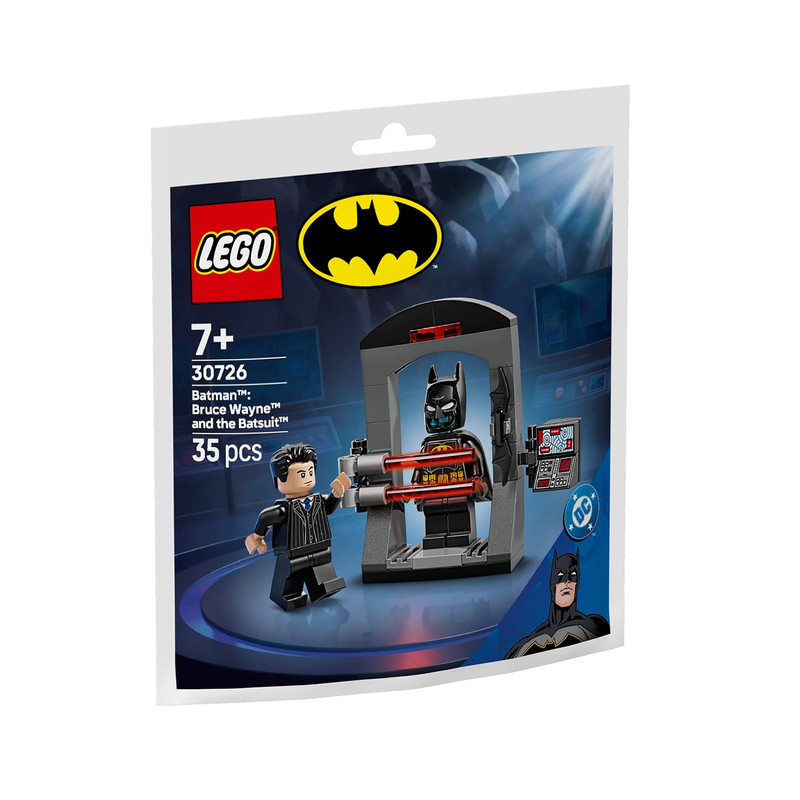 لگو 35 تکه سری DC Comics Super Heroes مدل Bruce Wayne and the Batsuit کد 30726