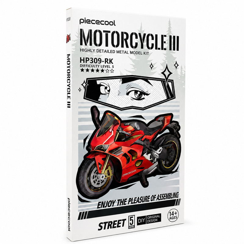 ساختنی 218 تکه پیسکول مدل Motorcycle III