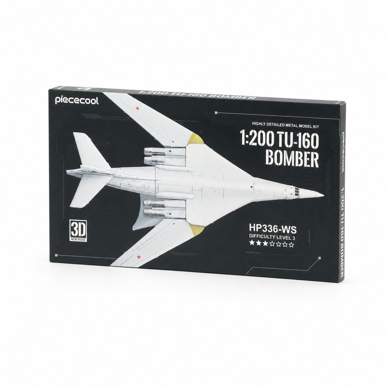ساختنی  53 تکه پیسکول مدل TU-160 Bomber