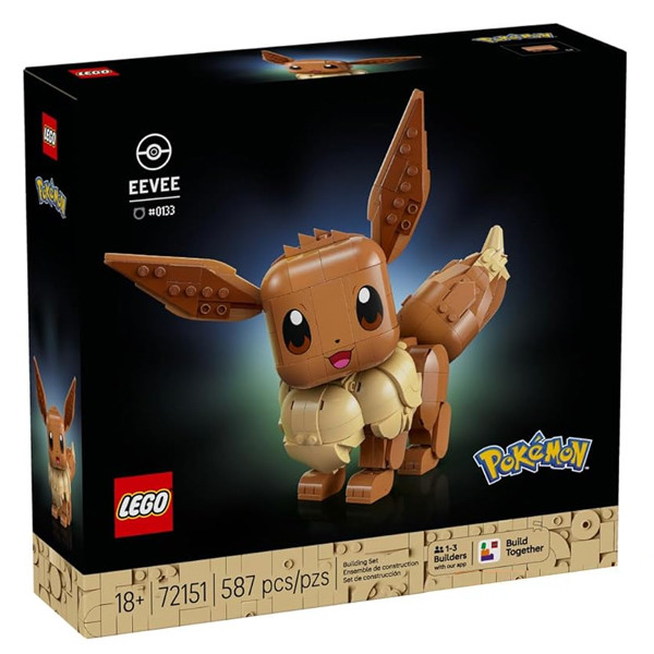 لگو 587 قطعه سری پوکمون مدل Eevee کد 72151