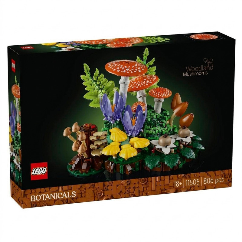 لگو 806 قطعه سری گیاهان بوتانیکال مدل Woodland Mushrooms کد 11505