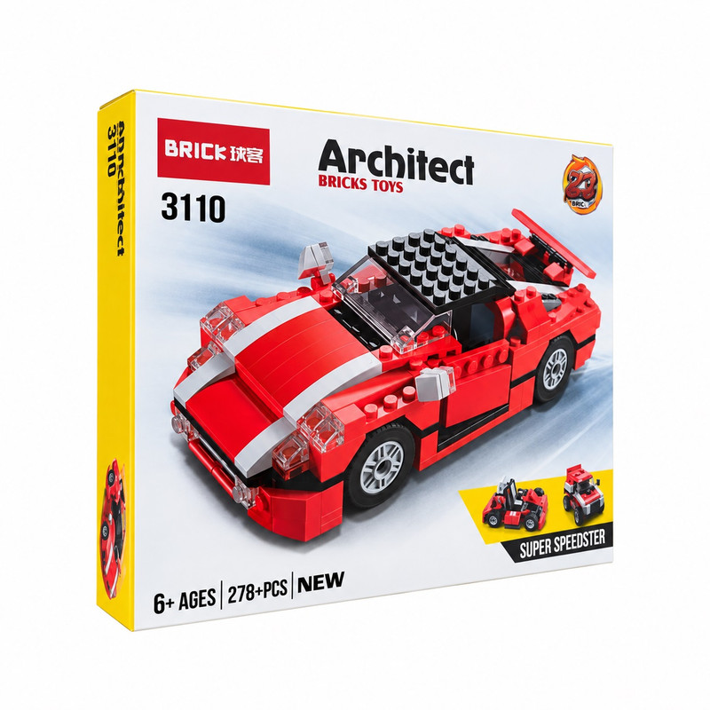ساختنی 278 تکه بریک مدل Architect 3110