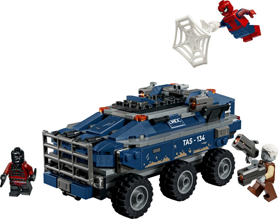 لگو Marvel Spider-Man Prison Transport Vehicle Chase کد 76349