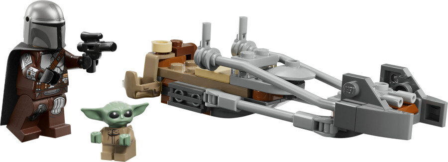لگو Star Wars Mandalorian and Grogu’s Speeder Bike کد 75436