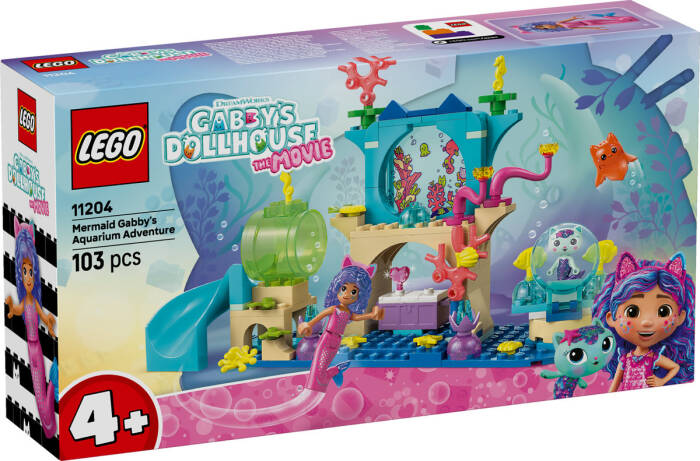 لگو Gabby’s Dollhouse Mermaid Gabby’s Aquarium Adventure کد 11204