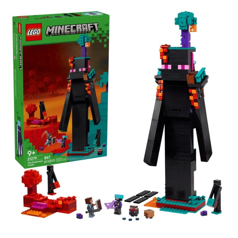 لگو Minecraft The Enderman Tower سری ماینکرفت کد 21279