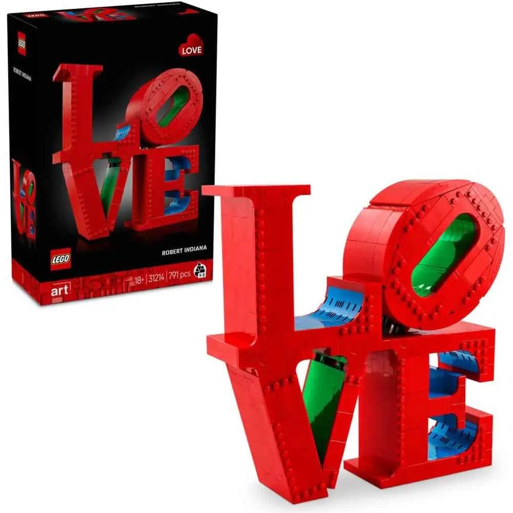 لگو سری ایده مدل عشق 31214 – 31214 LEGO® Art LOVE, Gift and Decorative Ornament for Couples